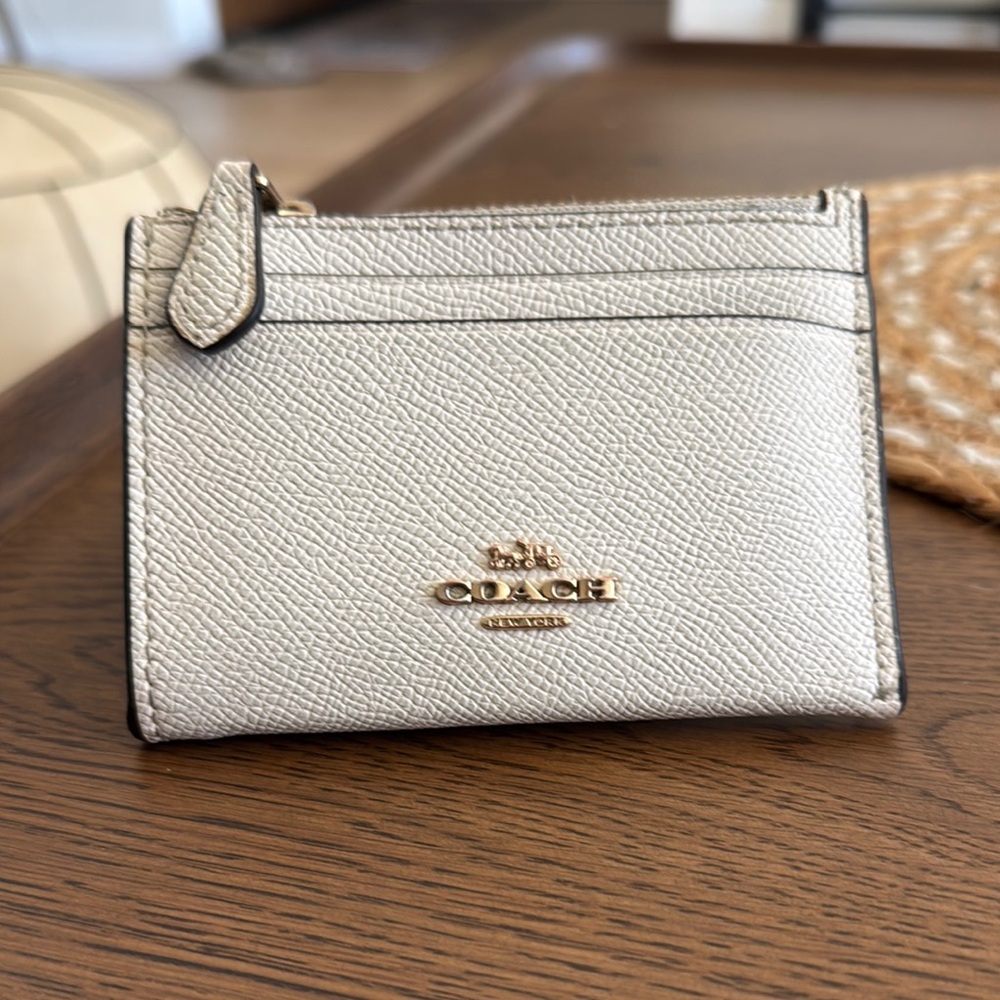 Coach Textured ID Card Holder